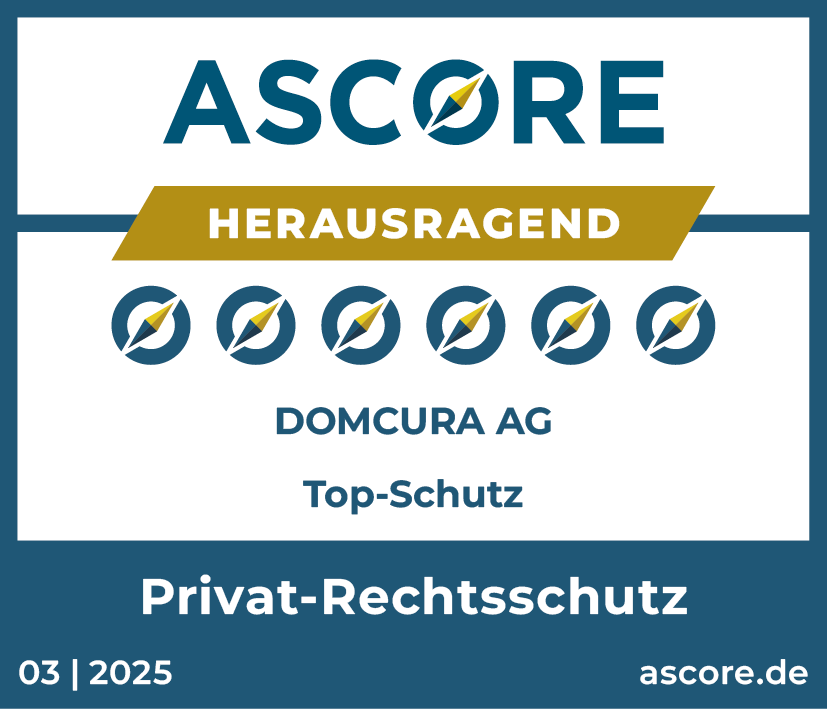 Ascore Auszeichnung Rechtsschutz