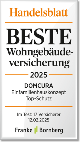 Handelsblatt Auszeichnung Wohngebäude Einfamilienhausversicherung 